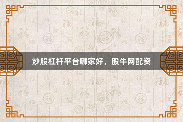 炒股杠杆平台哪家好，股牛网配资