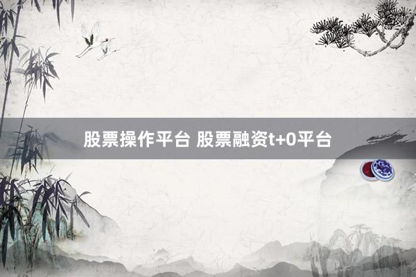 股票操作平台 股票融资t+0平台